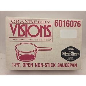 Visions Corning Ware Cranberry 1 - PT. Non-Stick Saucepan #6016076 BRAND NEW